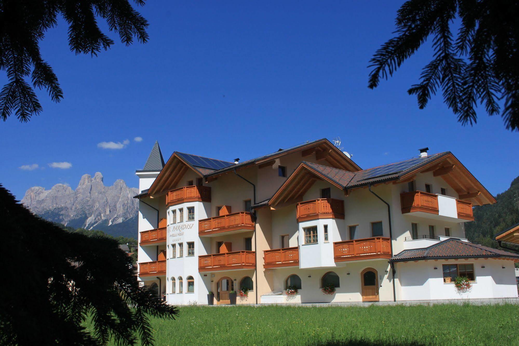 Hotel Garnì Paradisi - Wellness&Spa Mezzano Bagian luar foto